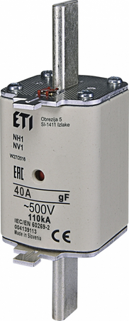 ETI Wkładka topikowa WT-1/gF 40A