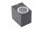 GTV  Oprawa ścienna dwukierunkowa, TIAGO KW, GU10, MAX. 35W, IP54, AC220-240V, 50/60Hz, czarna