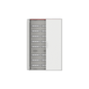 ABB Szafka rozdzielcza CA38V aparatury modułowej 8R3K 288 modułow IP44 natynkowa rozstaw DIN 125mm