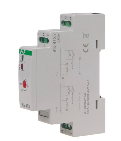 F&F Przekaźnik bistabilny BIS-413-LED 230V