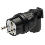 PCE Wtyczka gumowa kątowa 16A 3P 230v UNI IP44 05821-s