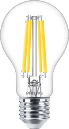PHILIPS Żarówka MASTER VLE LEDBulbD 11.2W -100W E27 940A60CLG 1521lm  przeźroczysta
