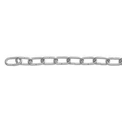 Drobny łańcuch szybki montaż ogniwo: 12x4 mm, średnica drutu: 1,6 mm