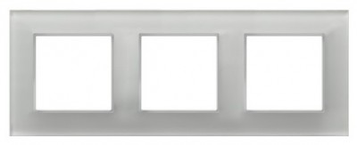 ARIA Ramka potrójna Prestige Białe Szkło - R-3UGC/31/00 