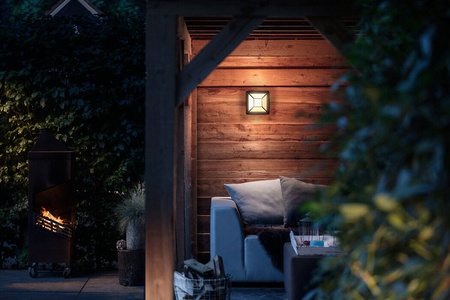 PHILIPS Kinkiet ogrodowy zewnętrzny antracyt myGarden Drosera LED IP44 1x12W 1200lm biała ciepła 1739330P0