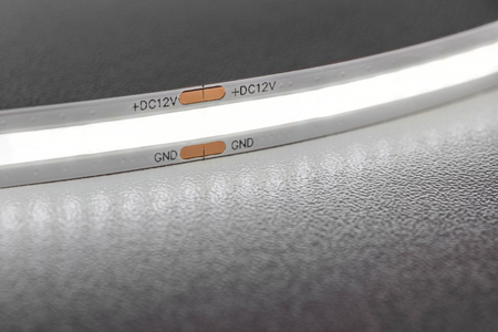 GTV Taśma LED COB 12V, 320LED/m, 8mm, 8W/m, bez żelu, neutralny biały LD-COB12V-20-NEN
